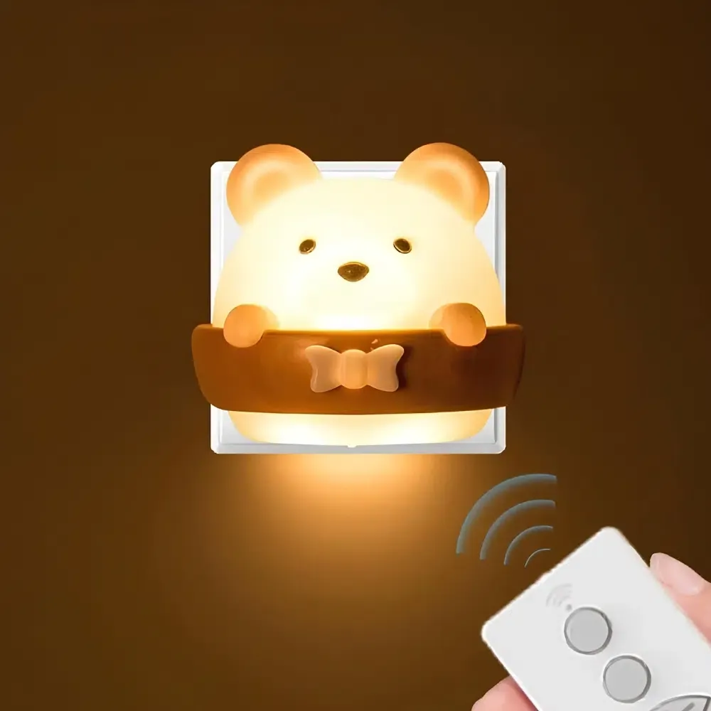 Veilleuse ourson rechargeable avec intensité réglable – Image 5