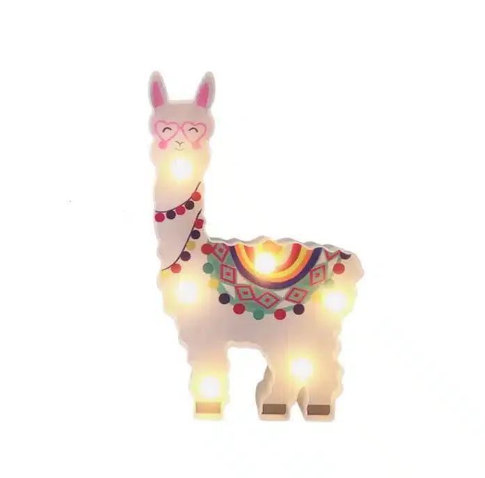 Applique murale lama amoureux avec ampoules à LED – Image 2