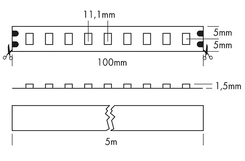 Ruban de Led Rocket 450 MONOCHROME – 5m – IP20 – Image 6