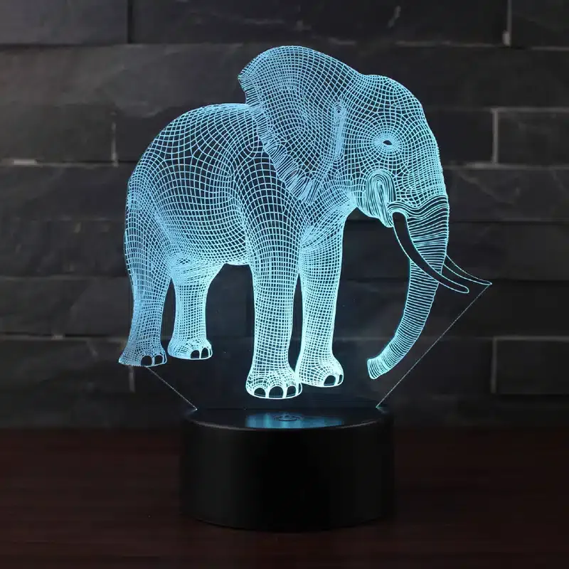 Lampe LED Eléphant – Image 3