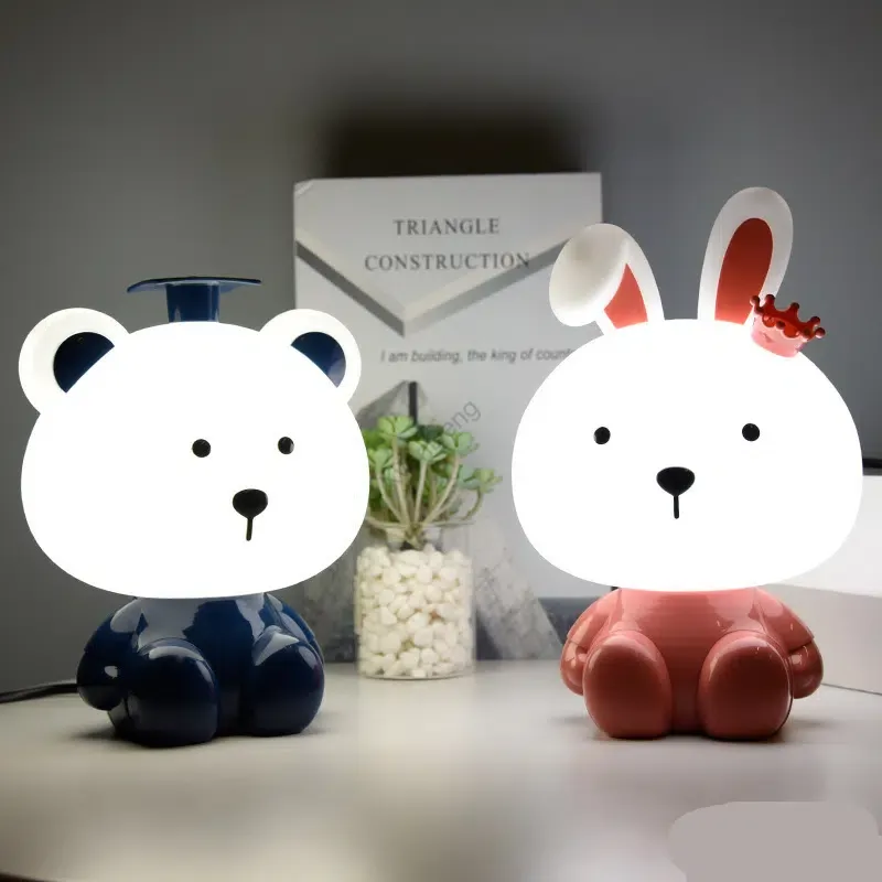 Lampe veilleuse en forme d’ourson pour enfants – Image 2