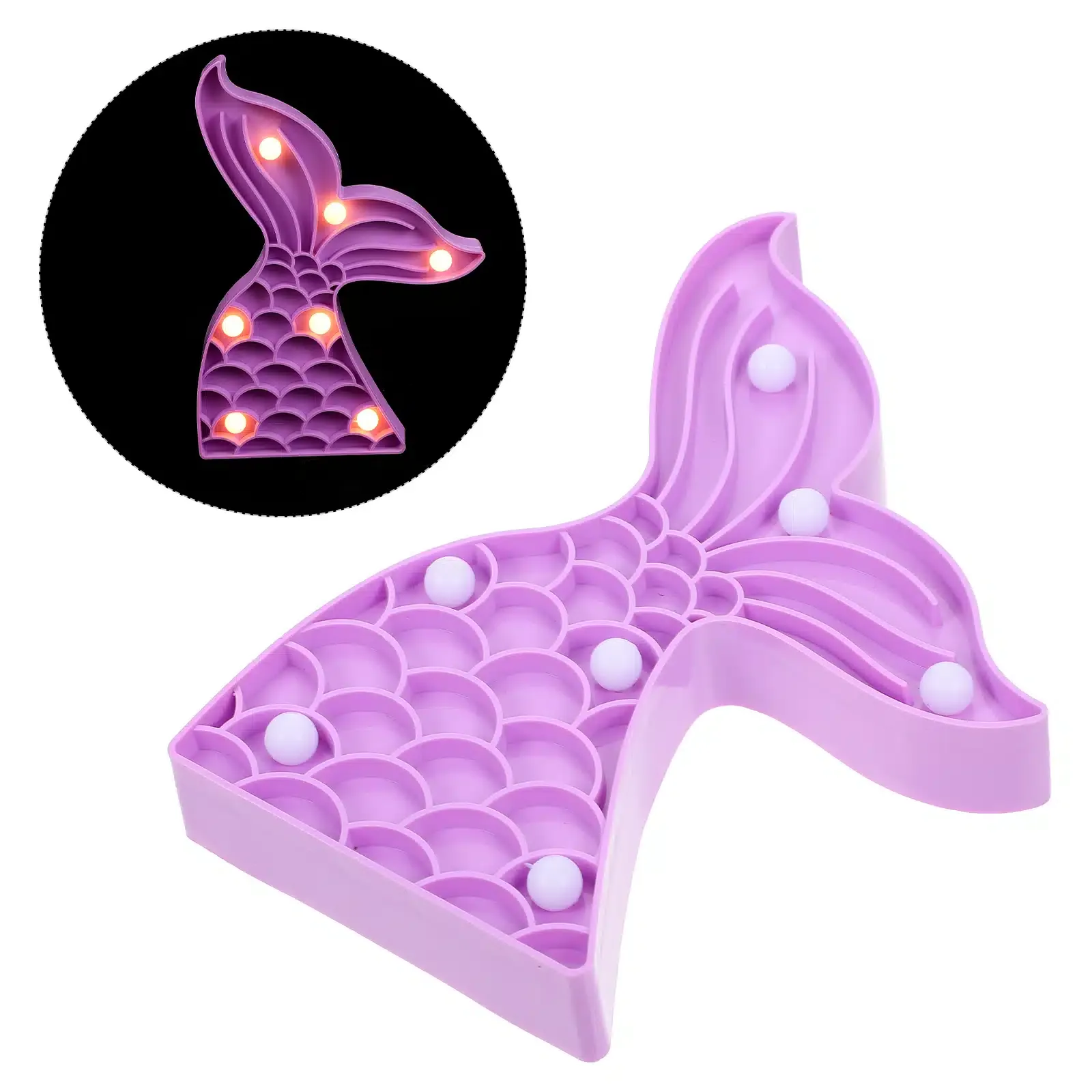 Veilleuse LED en forme de queue de sirène – Image 4