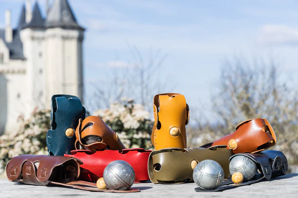 Étui pétanque en cuir La Triplette – Image 2